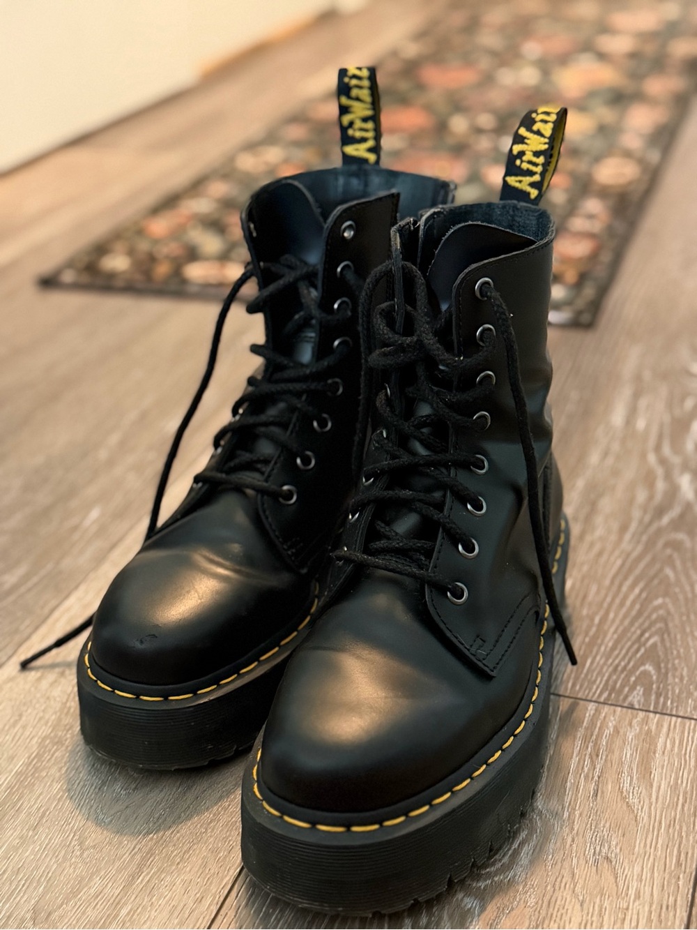 Dr. Martens Jadon Boot Smooth Leather Platforms